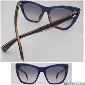 Rag and Bone Fuchsia Gradient Cat Eye Shades Retro Designer Summer Spring1039GS